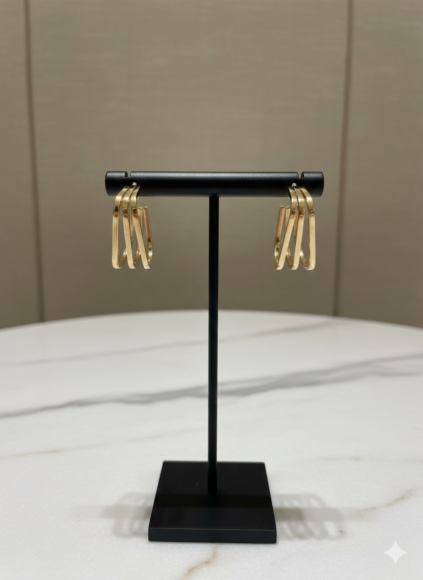 Gold Triple Square Frames