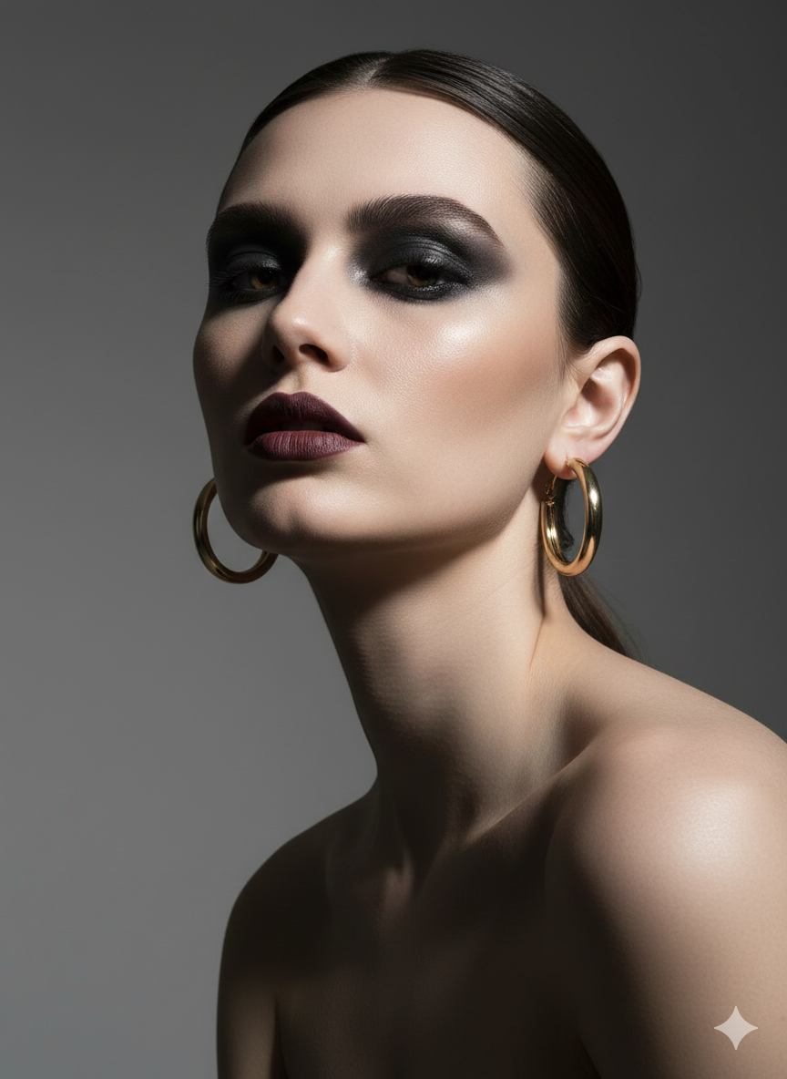 Ultra-Lightweight Gold-Tone Statement Earrings