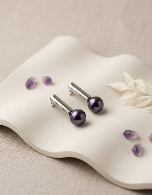 Nightfall Pearl Earrings
